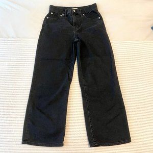 MADEWELL SIZE 27 SLIM WIDE LEG CROPPED JEAN